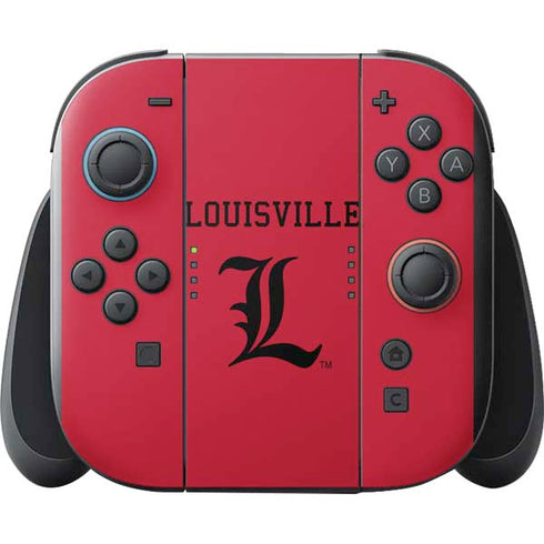 University of Louisville Cardinals Nintendo Switch 2 (2025) with Joy-Con Skin